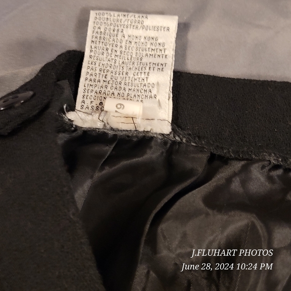 Vintage 100% Wool Lined Skirt Missing Brand Tag 1970's - Picture 12 of 15